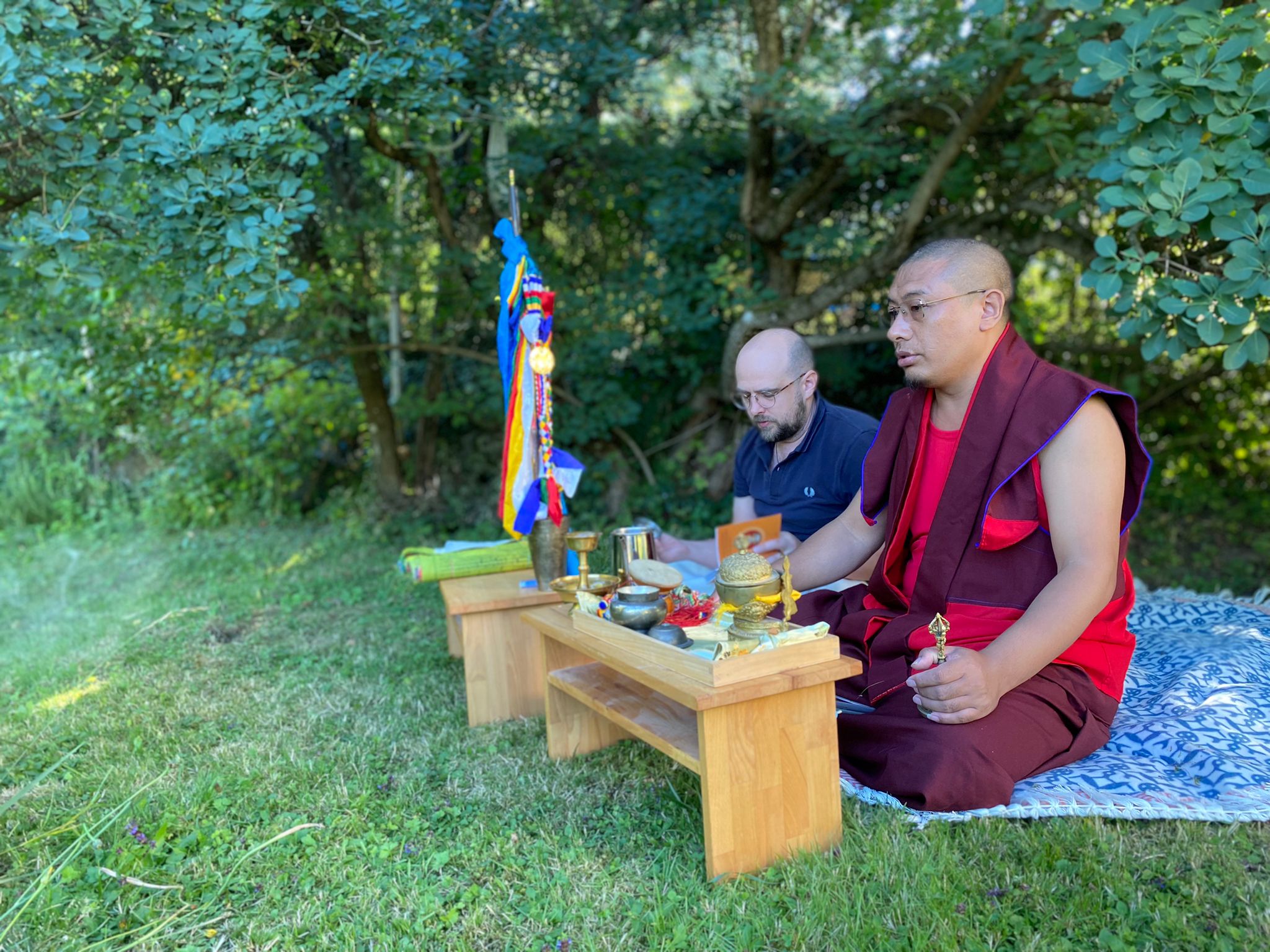 Besuch von Geshe Thubten Dondrup